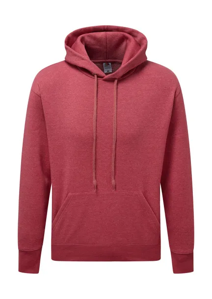  Premium Hooded Sweat - Fruit of the Loom Heather Red