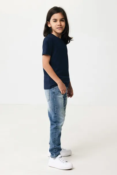  Iqoniq Koli kids lightweight recycled cotton t-shirt - iqoniq navy