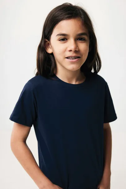  Iqoniq Koli kids lightweight recycled cotton t-shirt - iqoniq blue 