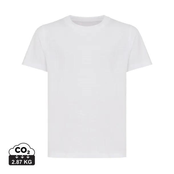  Iqoniq Koli kids lightweight recycled cotton t-shirt - iqoniq recycled white 