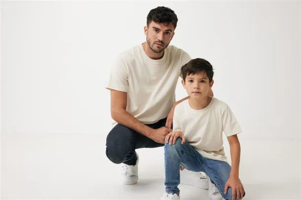  Iqoniq Koli kids lightweight recycled cotton t-shirt - iqoniq natural raw