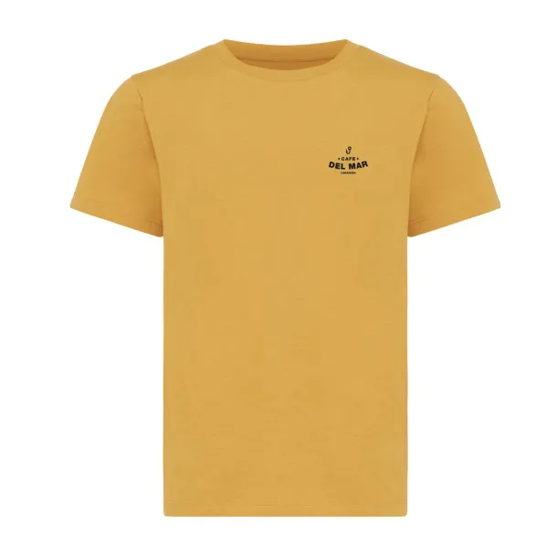  Iqoniq Koli kids lightweight recycled cotton t-shirt - iqoniq yellow 