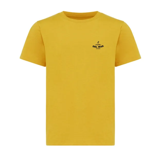  Iqoniq Koli kids lightweight recycled cotton t-shirt - iqoniq yellow 