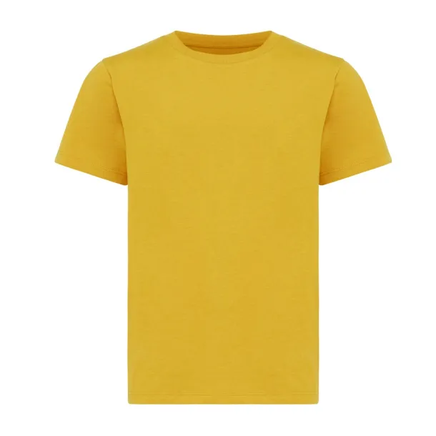  Iqoniq Koli kids lightweight recycled cotton t-shirt - iqoniq yellow 