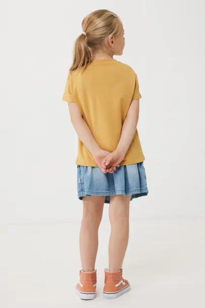  Iqoniq Koli kids lightweight recycled cotton t-shirt - iqoniq yellow 