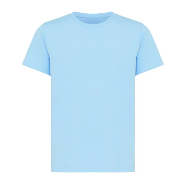  Iqoniq Koli kids lightweight recycled cotton t-shirt - iqoniq sky blue