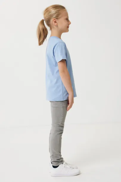  Iqoniq Koli kids lightweight recycled cotton t-shirt - iqoniq blue 