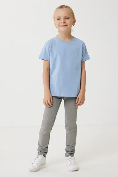  Iqoniq Koli kids lightweight recycled cotton t-shirt - iqoniq blue 