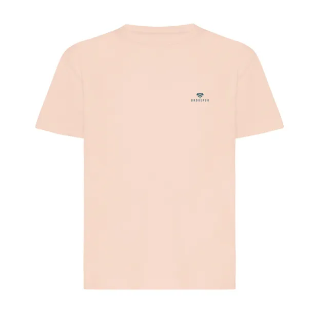  Iqoniq Koli kids lightweight recycled cotton t-shirt - iqoniq peach nectar 