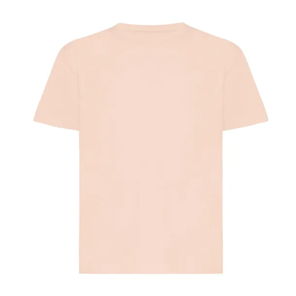  Iqoniq Koli kids lightweight recycled cotton t-shirt - iqoniq peach nectar 