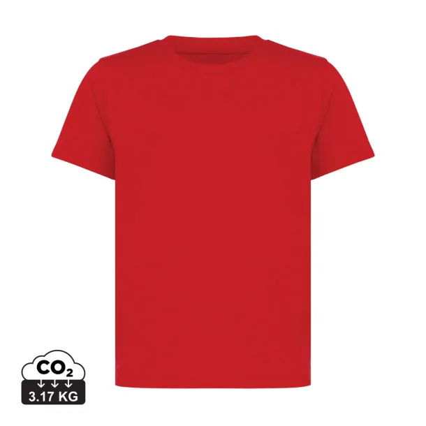  Iqoniq Koli kids lightweight recycled cotton t-shirt - iqoniq Red 