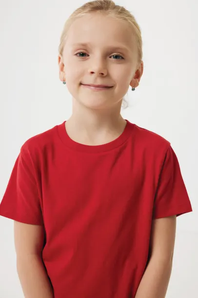  Iqoniq Koli kids lightweight recycled cotton t-shirt - iqoniq Red 