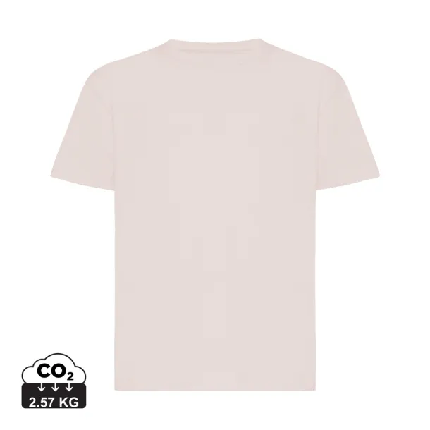  Iqoniq Koli kids lightweight recycled cotton t-shirt - iqoniq cloud pink 