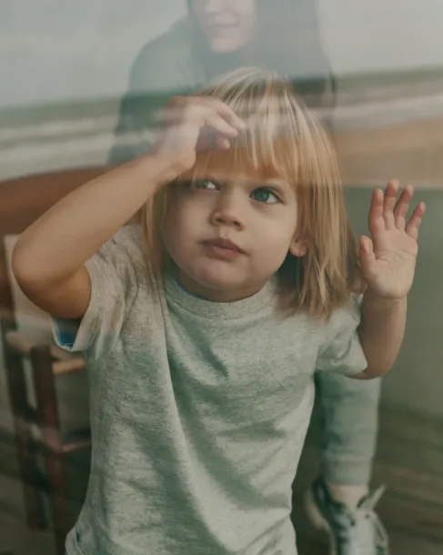  Iqoniq Koli dječja lagana majica od recikliranog pamuka - iqoniq light heather grey