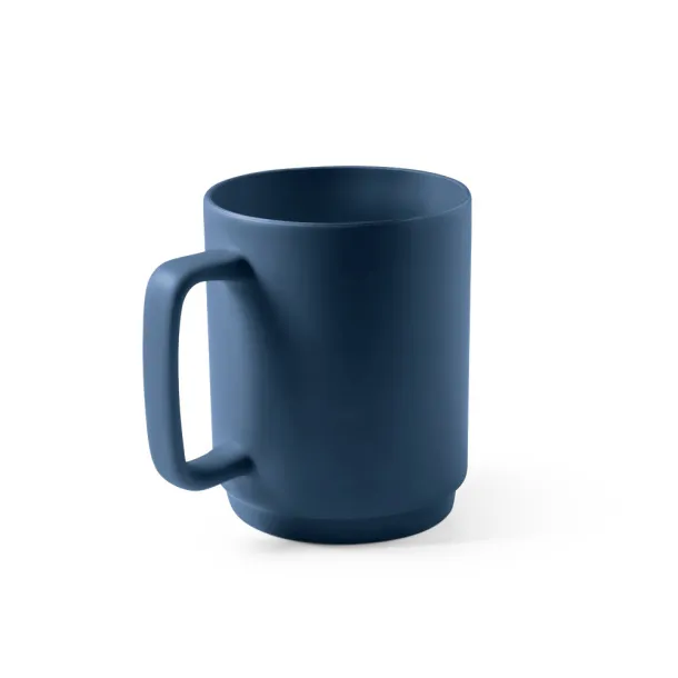 MIGHTY Ceramic mug with cylindrical body 330 mL Blue