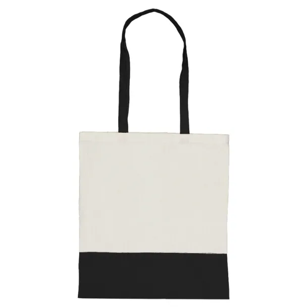  Cotton shopping bag, 140 g/m2 Crna