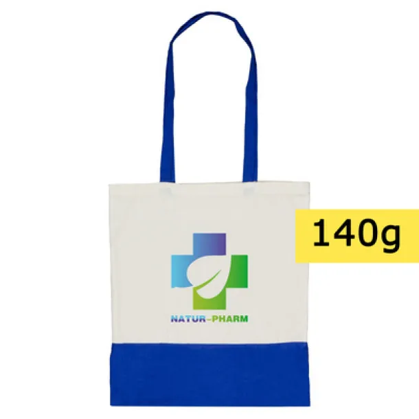 Cotton shopping bag, 140 g/m2 Mornarski plava