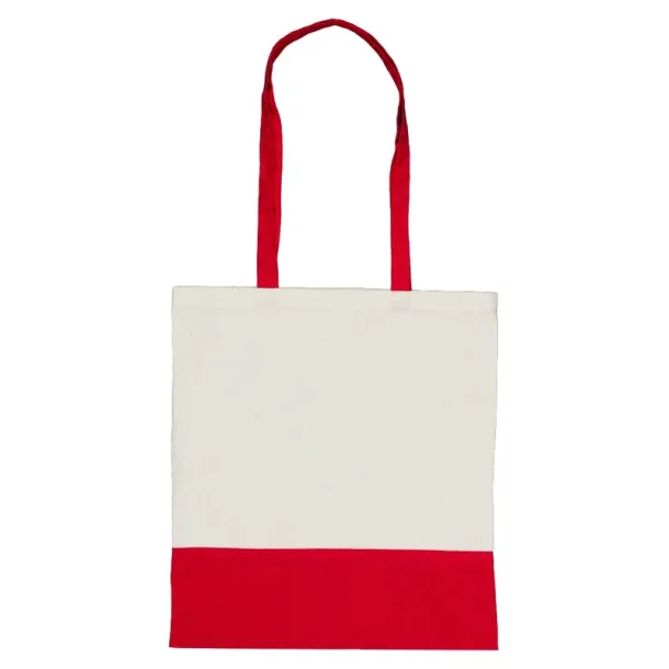  Cotton shopping bag, 140 g/m2 Crvena