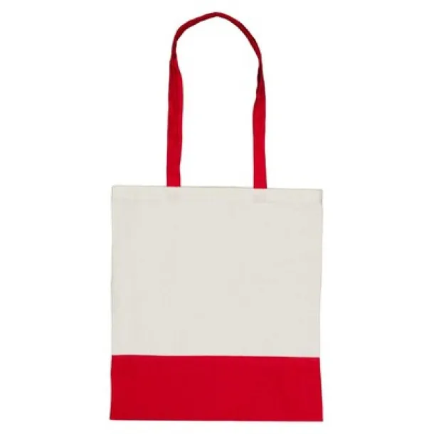  Cotton shopping bag, 140 g/m2 Crvena
