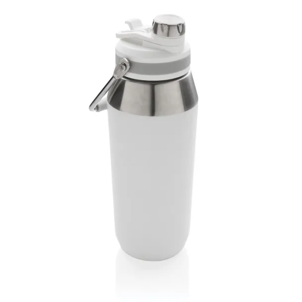  Vacuum stainless steel dual function lid bottle 1L - XD Collection White 