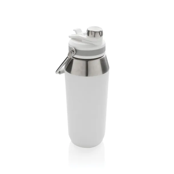  Vacuum stainless steel dual function lid bottle 1L - XD Collection White 