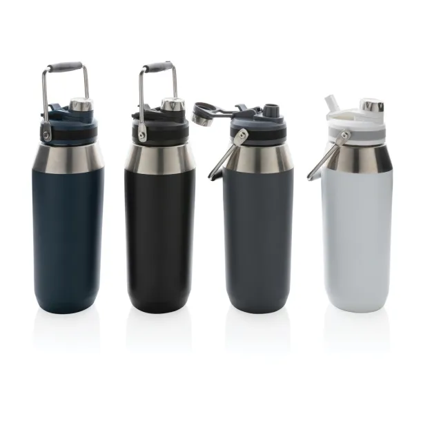  Vacuum stainless steel dual function lid bottle 1L - XD Collection White 