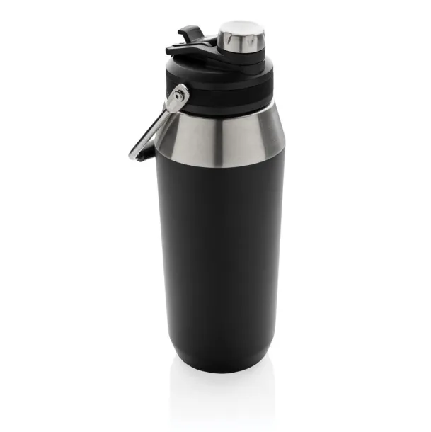  Vacuum stainless steel dual function lid bottle 1L - XD Collection Black 