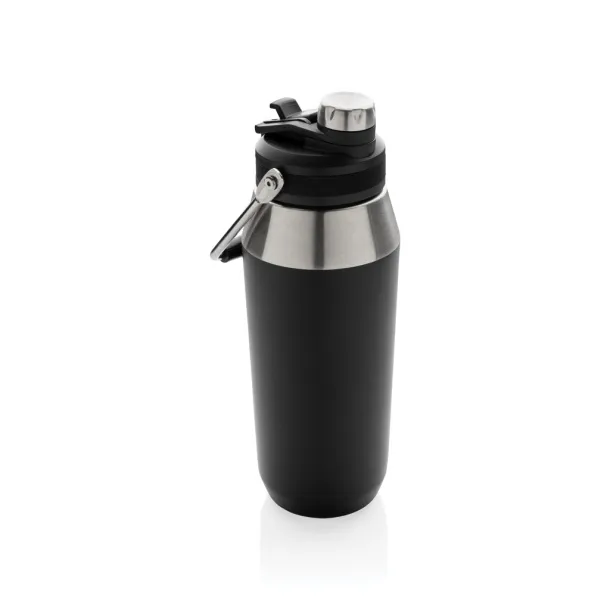  Vacuum stainless steel dual function lid bottle 1L - XD Collection Black 