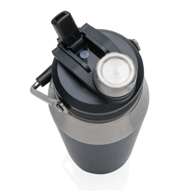  Vacuum stainless steel dual function lid bottle 1L - XD Collection Black 