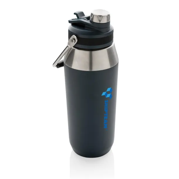  Vacuum stainless steel dual function lid bottle 1L - XD Collection Navy 