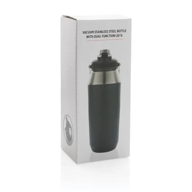  Vacuum stainless steel dual function lid bottle 1L - XD Collection Navy 