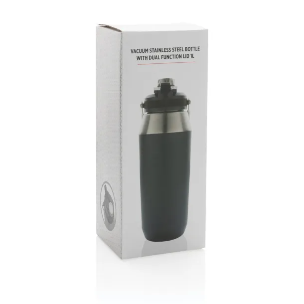  Vacuum stainless steel dual function lid bottle 1L - XD Collection Navy 