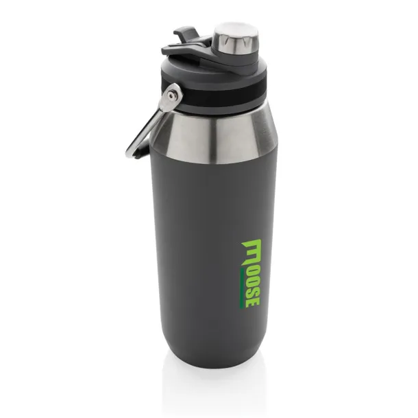  Vacuum stainless steel dual function lid bottle 1L - XD Collection Anthracite