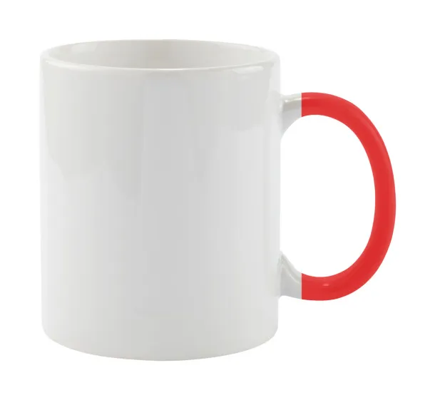 Plesik mug White Red