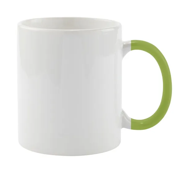 Plesik mug White Green