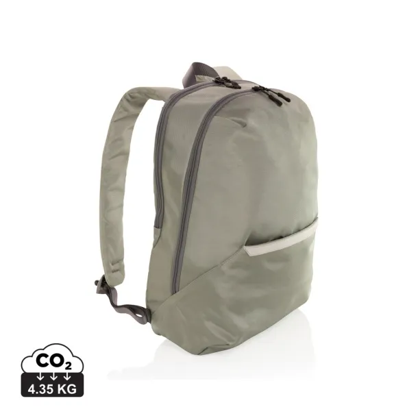  Impact AWARE™ 1200D 15.6'' modern laptop backpack - XD Xclusive Green 18-4006 TPG