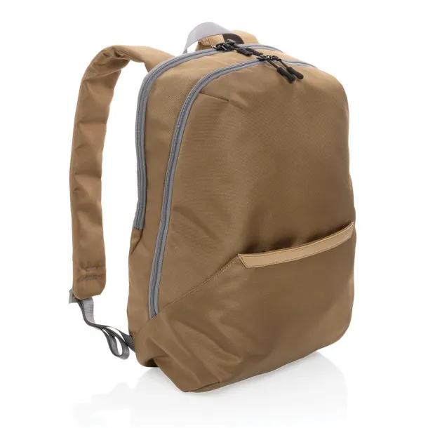  Impact AWARE™ 1200D 15.6'' modern laptop backpack - XD Xclusive Brown 18-4006 TPG