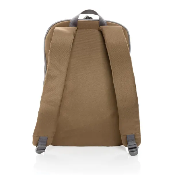  Impact AWARE™ 1200D 15.6'' modern laptop backpack - XD Xclusive Brown 18-4006 TPG