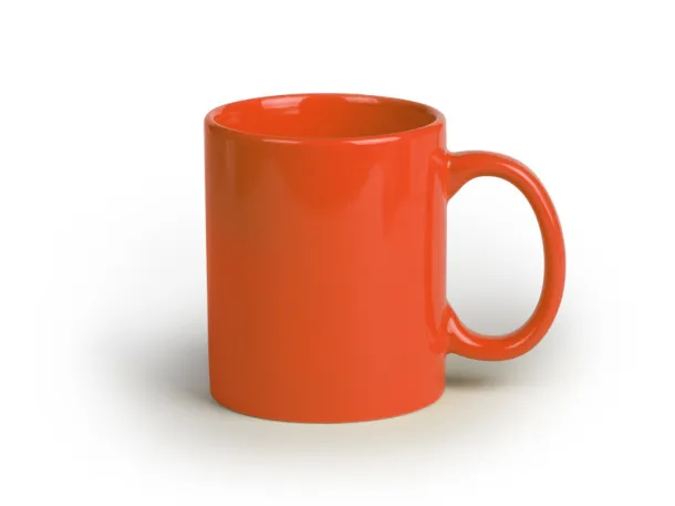 BARTON stoneware mug - CASTELLI Orange