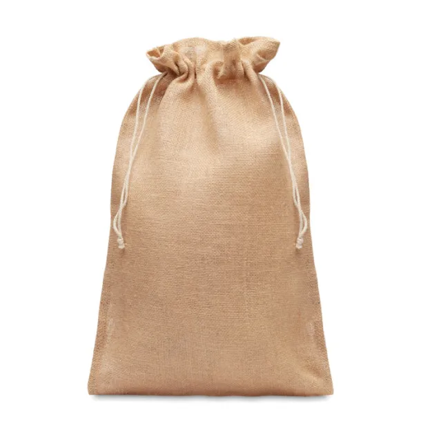 JUTE LARGE Large jute gift bag 30 x 47cm Beige