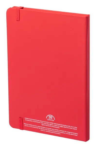 Kioto antibacterial notebook Red