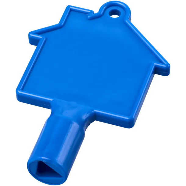 Maximilian house-shaped meterbox key - Unbranded Blue