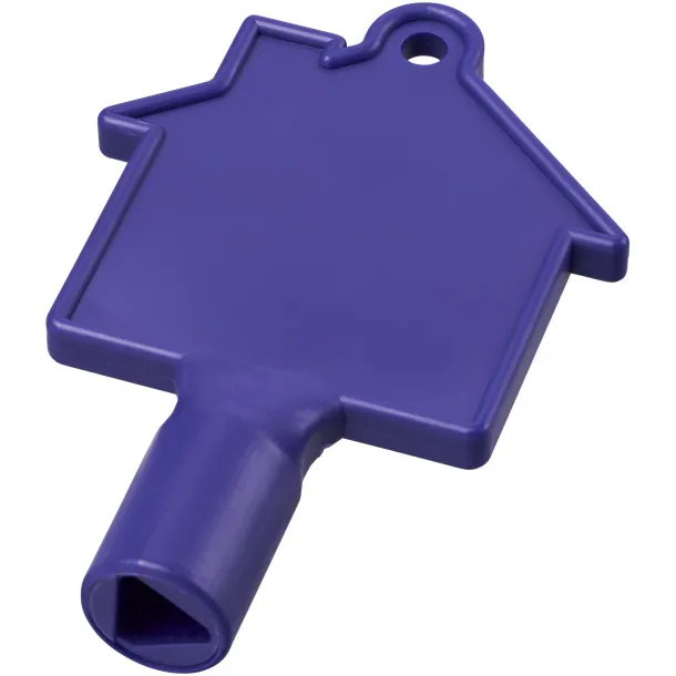 Maximilian house-shaped meterbox key - Unbranded Purple