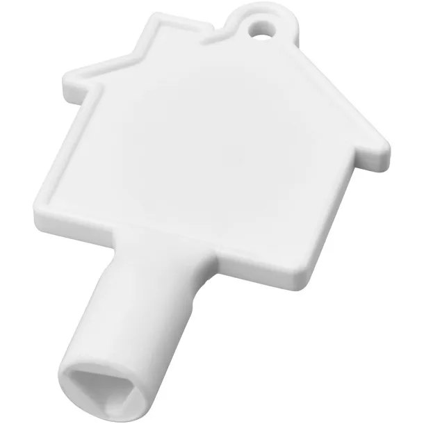 Maximilian house-shaped meterbox key - Unbranded White