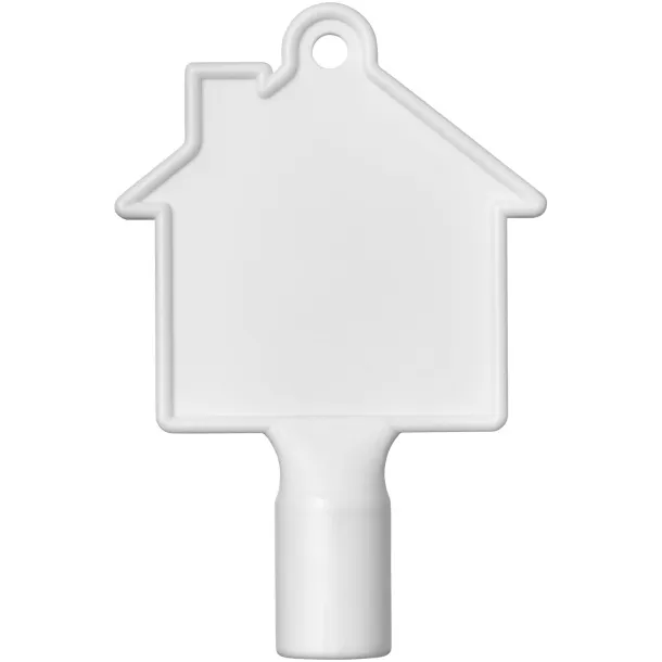 Maximilian house-shaped meterbox key - Unbranded White