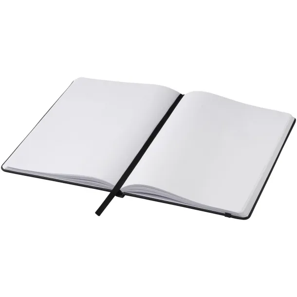 Spectrum A5 notebook with blank pages Solid black