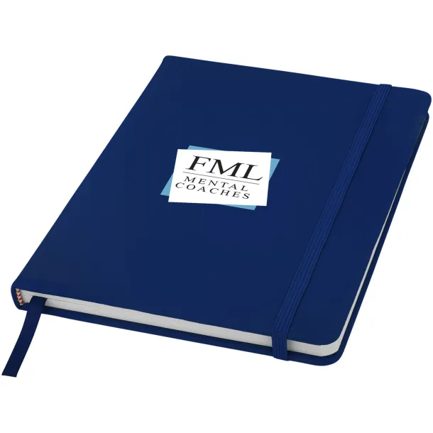 Spectrum A5 notebook with blank pages Navy Blue