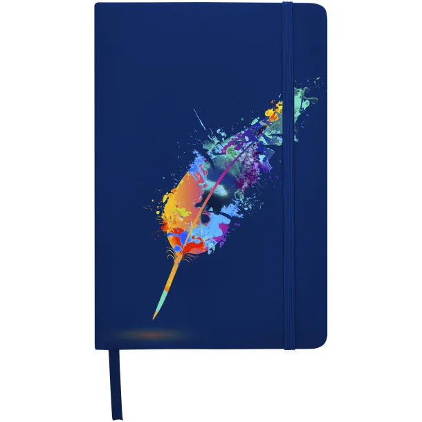 Spectrum A5 notebook with blank pages Navy Blue