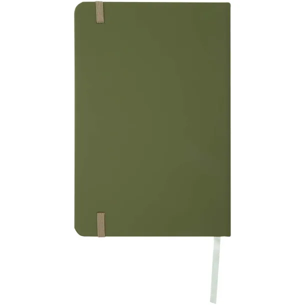 Spectrum A5 notebook with blank pages Forest green