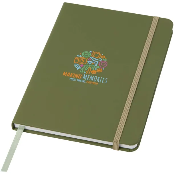 Spectrum A5 notebook with blank pages - Unbranded Forest green